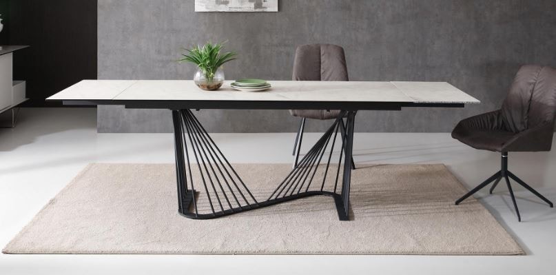 Whiteline Modern Living Roma Expandable Dining Table DT1633